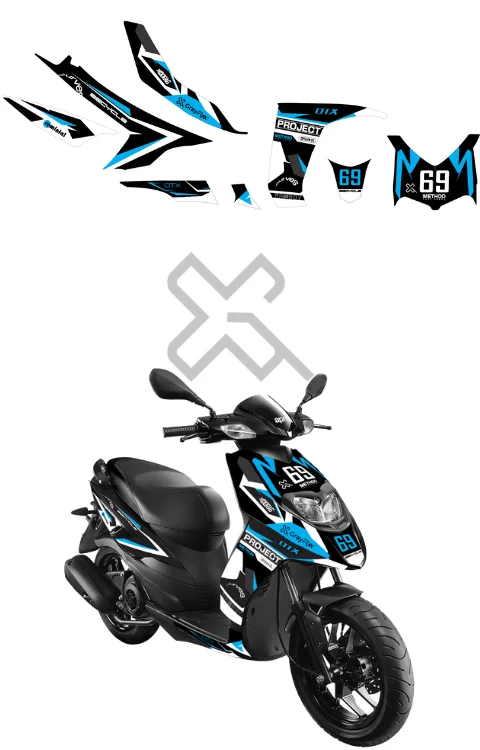 Aprilia SR150 OTX Project Sticker | Aprilia SR125 Full Body Wrap